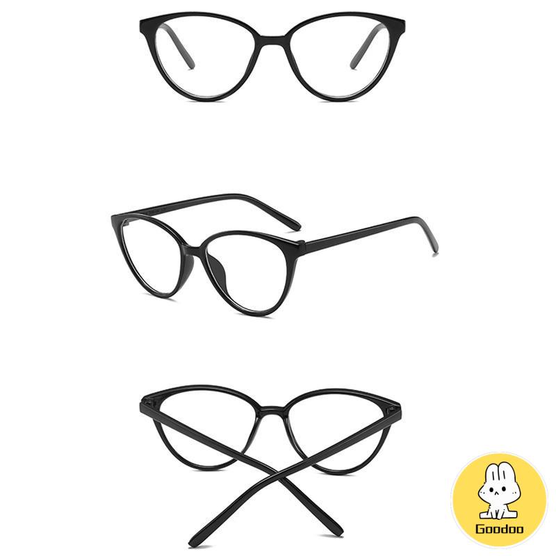 【Ready Stock】Kacamata Hitam UV400 Bingkai Struktur Bahan Plastik Ringan Glasses Untuk Travel Aksesoris Wanita -Doo