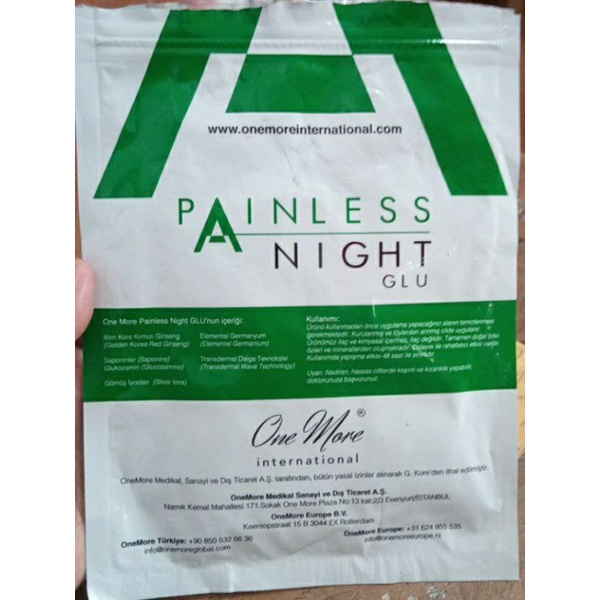 PNG( Painless Night Glu ) Koyo Ajaib, Asli Turki/ Lembar