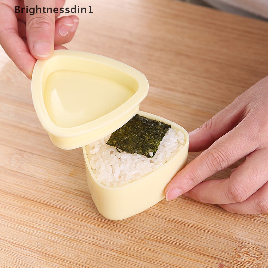 Set 3 Pcs Cetakan Sushi Onigiri Bentuk Segitiga Model Tekan