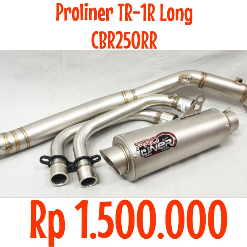 Knalpot Proliner TR1R Long CBR 250 RR