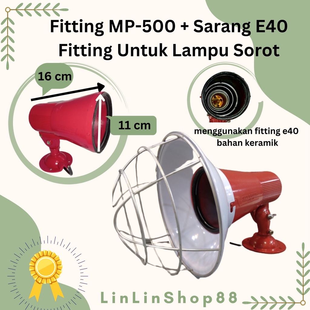 Fitting MP-500 / Fitting PAR 38 / E40/FITTING UNTUK LAMPU SOROT