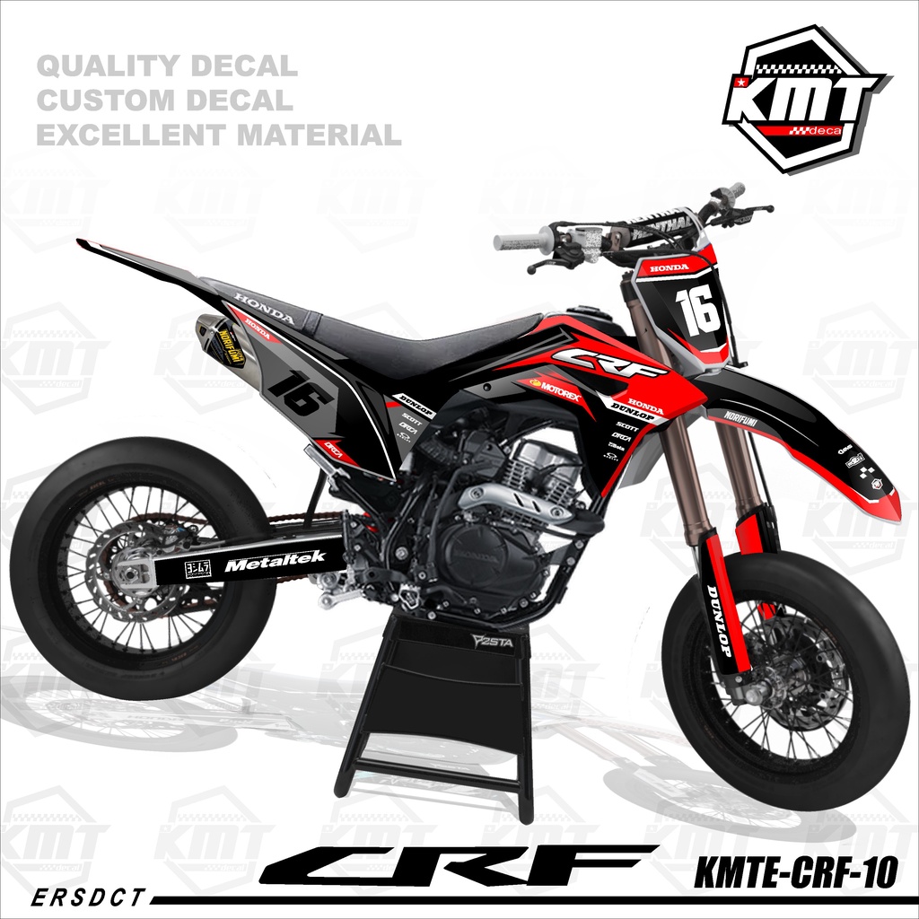 (COD) Decal CRF150L supermoto full body decal crf150 full body dekal crf 150 full body dekal crf 150