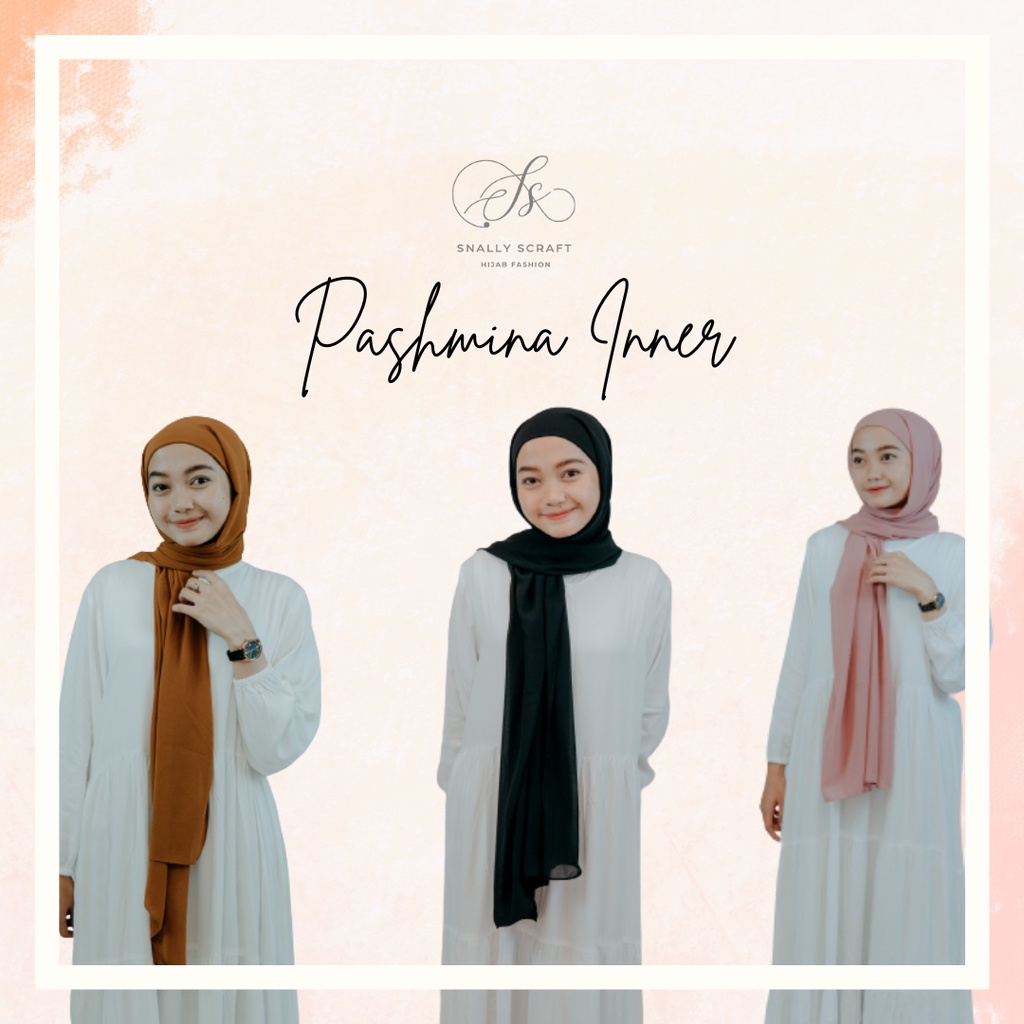 PAKET BUNDLING COD PASHMINA INNER /JILBAB INNER /PASHMINA 2 IN 1/ PHASMINA INNER/ JILBAB PASHMINA IN