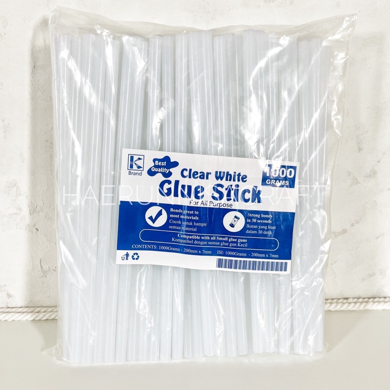 Isi Lem Tembak Best Quality Clear White Glue Stick