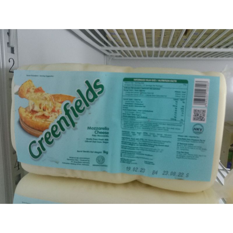 Mozarella Greenfield 1kg (TIDAK BISA COD)