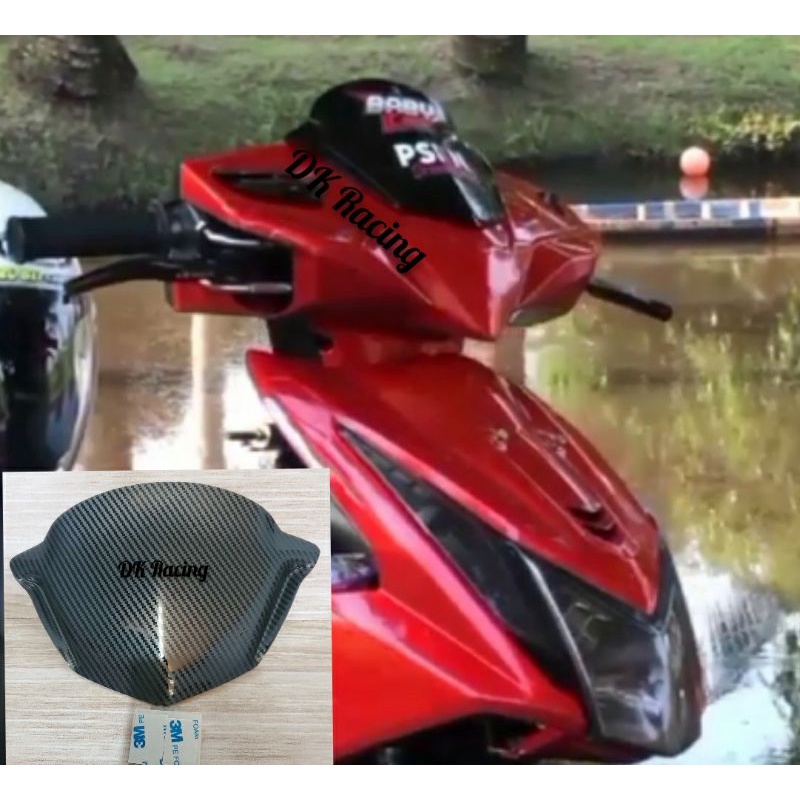 Visor Beat Fi 2013 2014 Carbon Model New Windshield Beat Fi Esp Carbon Model New

