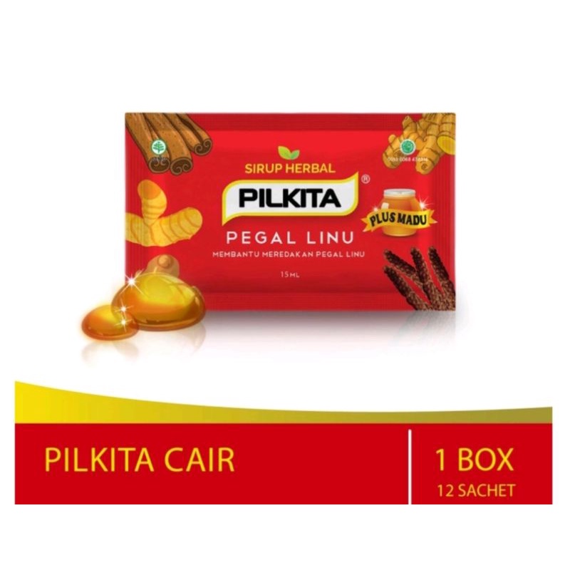 PILKITA sirup herbal pegal linu 12sachet