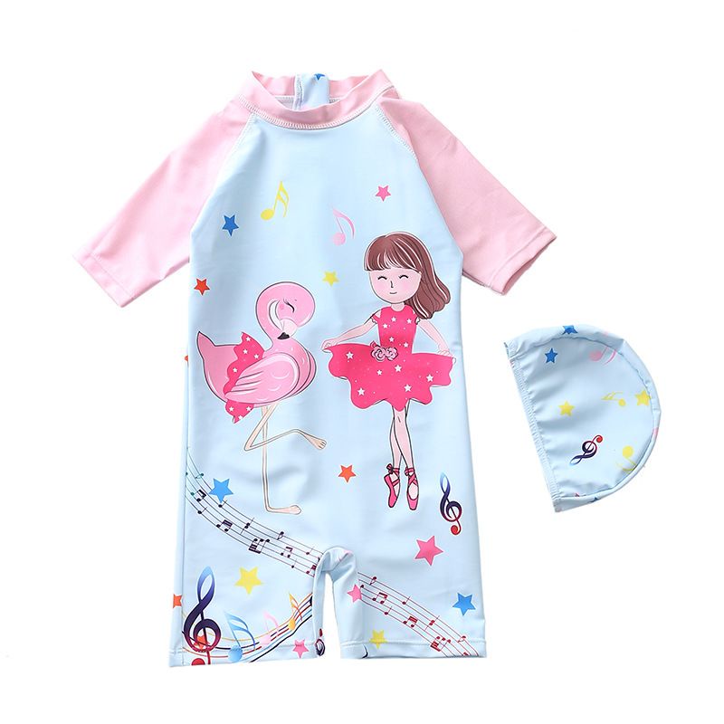 Pakaian Renang Anak Laki Laki Perempuan / Baju Renang Anak / Setelan Renang Anak Karakter / Swimming Clothes