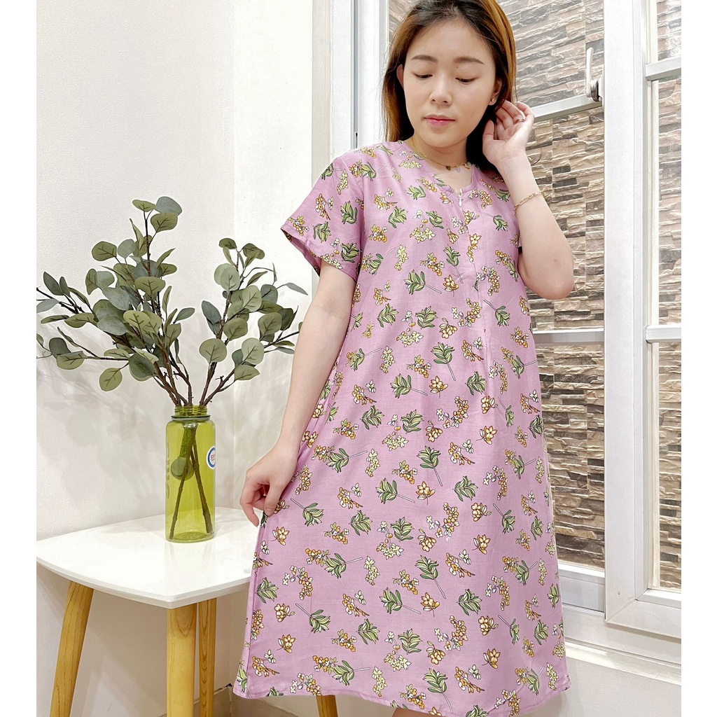 (COD) DASTER BUSUI KEKINIAN RAYON Wanita Premium / Baju Tidur Wanita Motif Handa