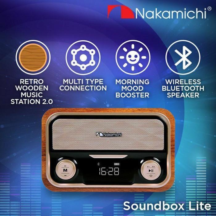 Nakamichi Soundbox Lite Bluetooth Speaker FM Radio USB TF Card
