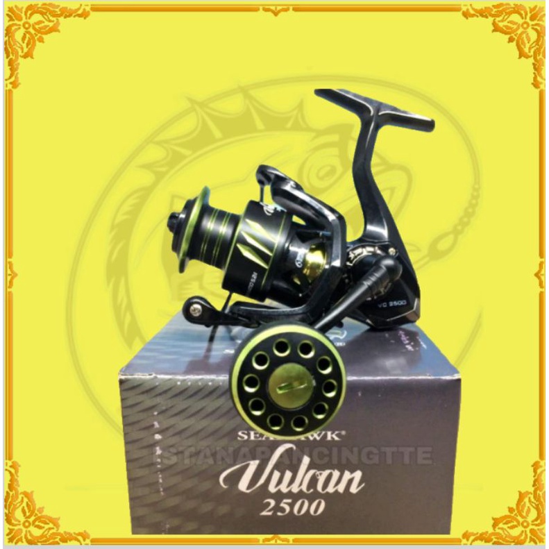 Reel seahawk vulcan 2500 4000 6000 free senar yakuza 100m
