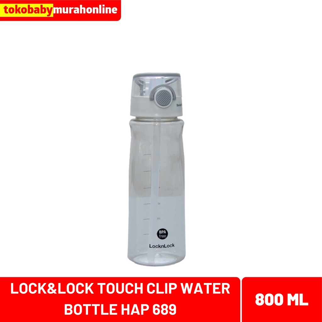 LOCK&amp;LOCK HAP 689 TOUCH CLIP WATER BOTTLE 800ML