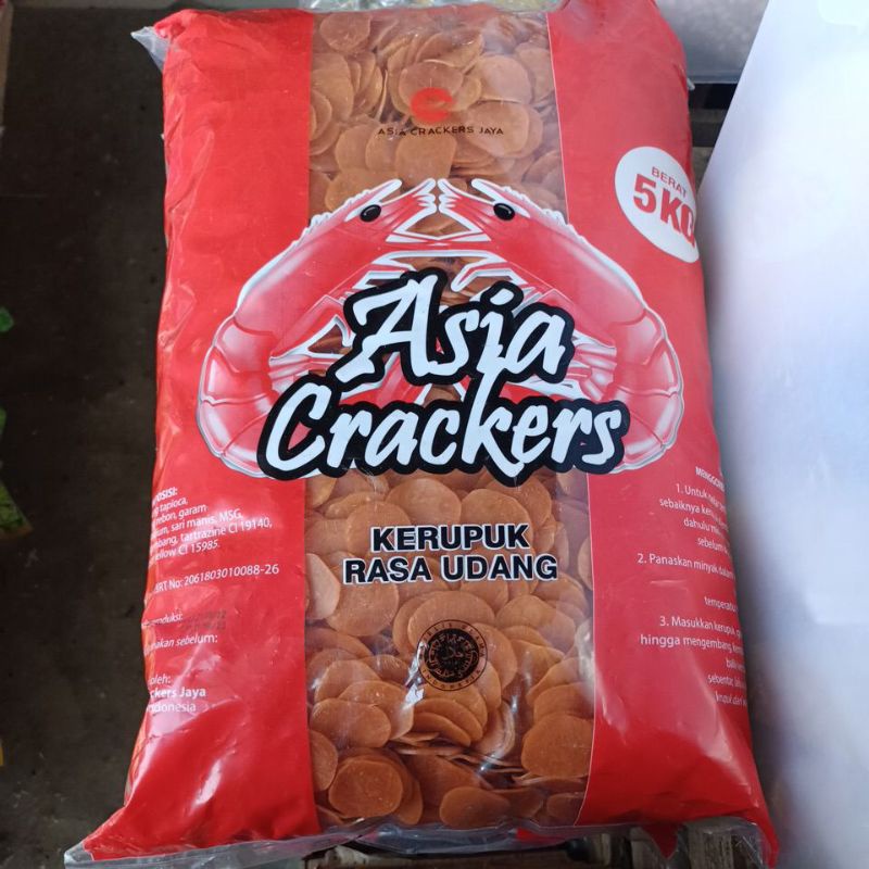 krupuk udang asia crackers per ball 5kg