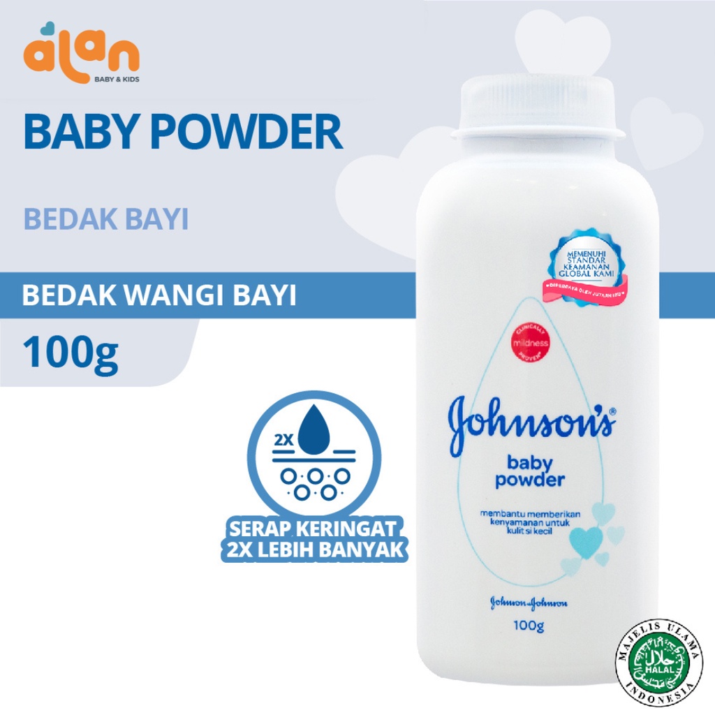 Johnson's Baby Powder All Variant 50gr, 75+25gr dan 100gr