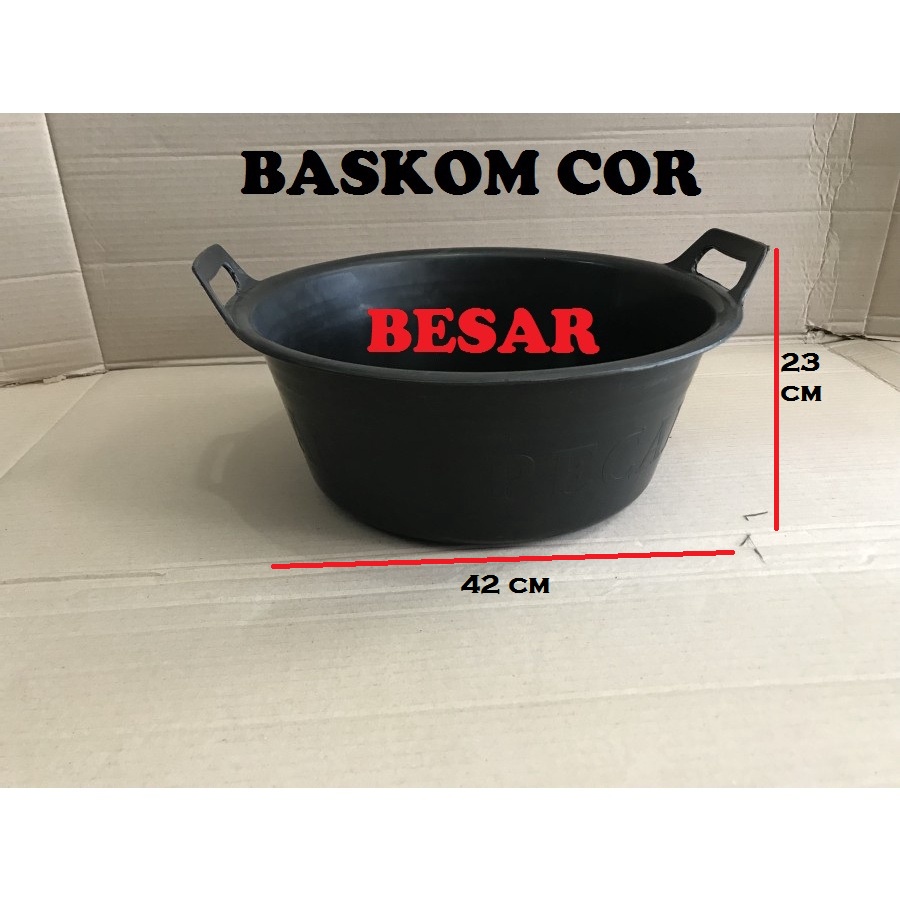 Jual Baskom Kuali / Ember kuping / Baskom Cor Besar Kecil Anti Pecah GM