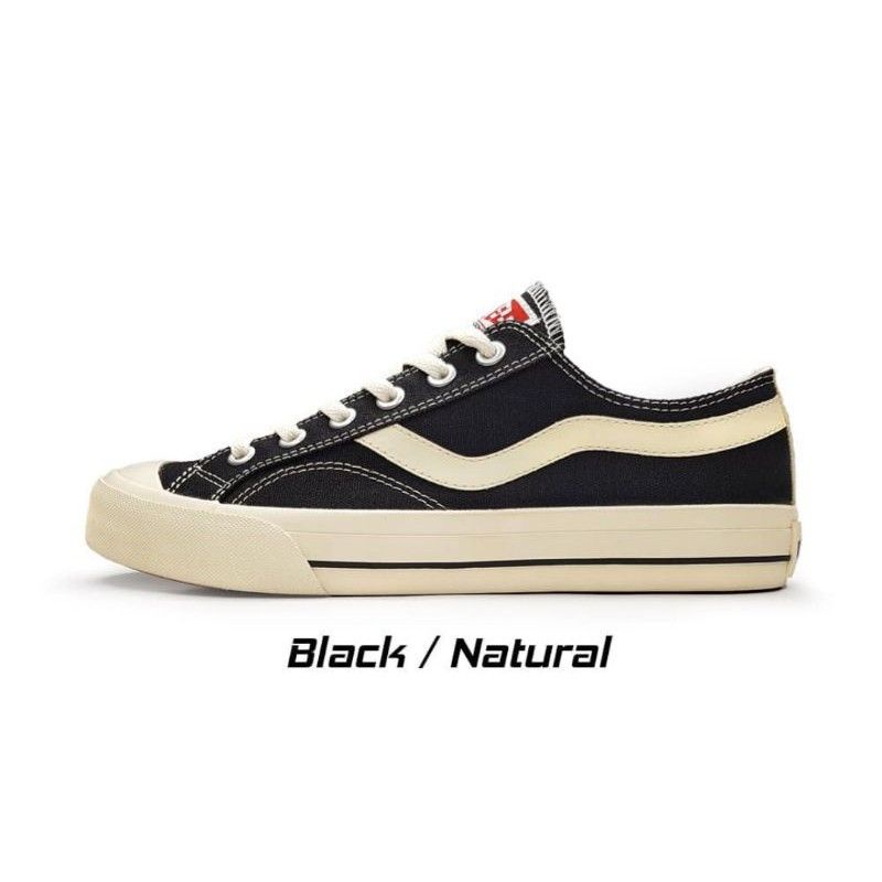 SEPATU VENTELA P'76 LOW | BLACK NATURAL | SNEAKERS PRIA ORIGINAL | VENTELA BLACK WHITE | VENTELA FUL
