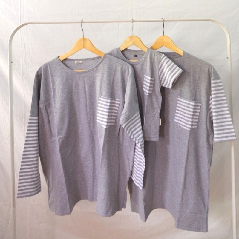 TUKUBUU - Mixi Misty Family Set / Kaos Busui Colorblock / Kaos Anak Colorblock