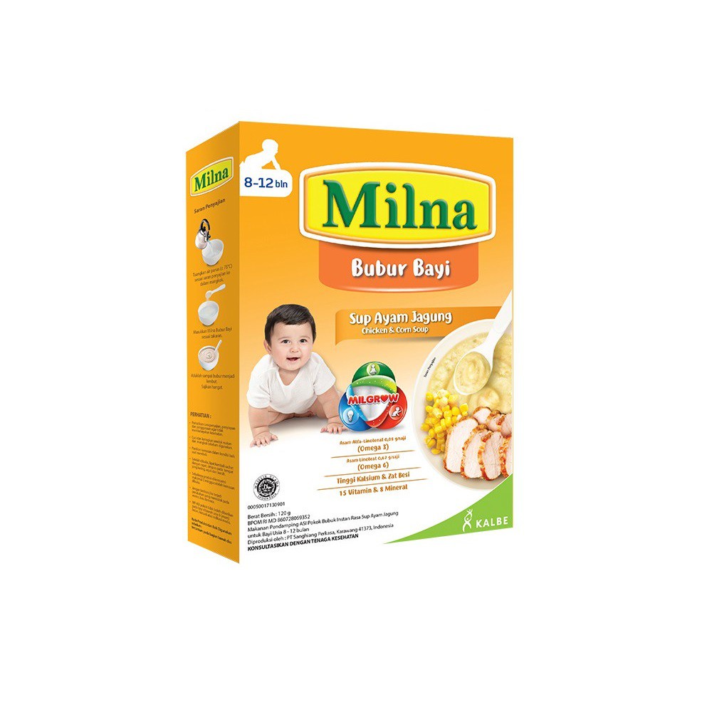 Bubur Bayi Milna 120gr Sehat Dan Bergizi