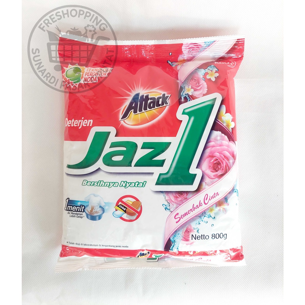 Attack Jaz1 Deterjen Semerbak Cinta 800gr