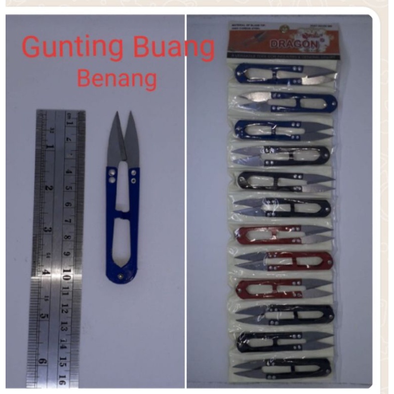 GUNTING BUANG BENANG / MERK DRAGON WARNA&quot; / KUALITAS BAGUS