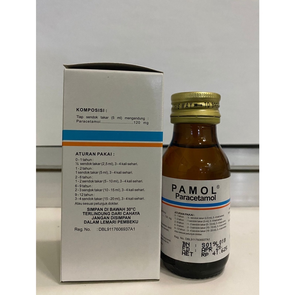 Pamol Sirup 60mL / Pamol Paracetamol