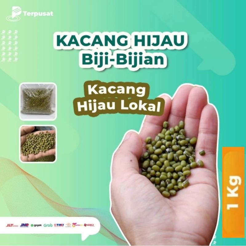 

Pakan burung hamster Kacang Ijo / hijau per 1kg Biji kacang ijo