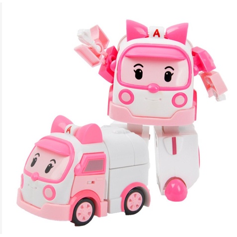 Mainan robot car poli/mainan anak laki laki