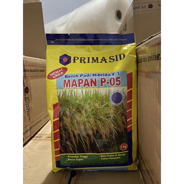 Jual Benih Padi Hibrida F1 Mapan P 05 1kg Bibit Padi By Primasid Exp 9