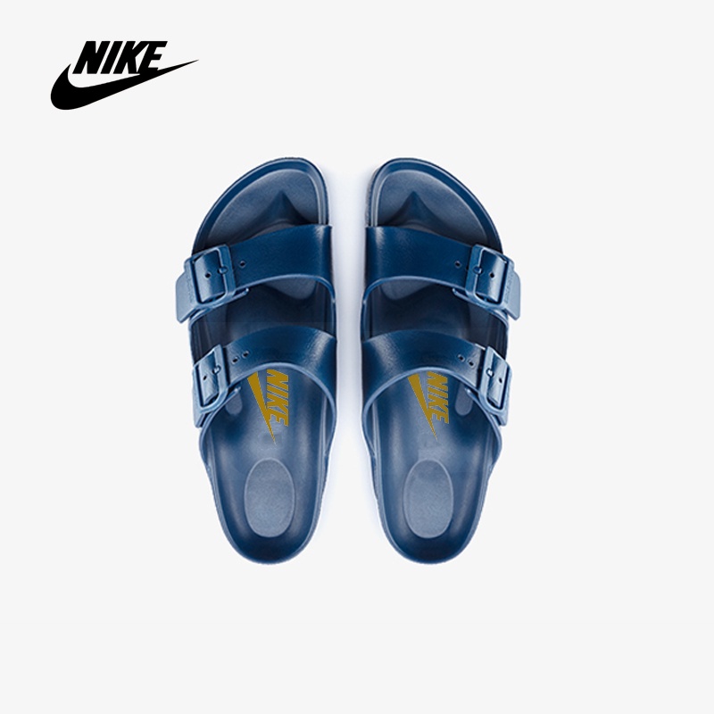 Nike Sandal Pria Sendal slop Pria Karet Lembut EVA Sepatu Pria Nyaman luar ruangan dapat SKamar Mandi Sandal Rumah Hotel Empuk  Anti Slip Size 40-45 Hitam biru hijau Cokelat