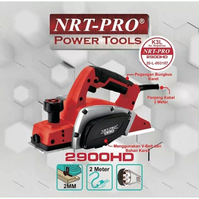 NRT PRO Mesin Planer 2900 - Mesin ketam - Pasah - Serut kayu
