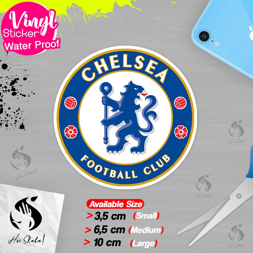 

Stiker Chelsea FC Klub Sepak Bola Liga Inggris Bahan Vinyl Anti Air