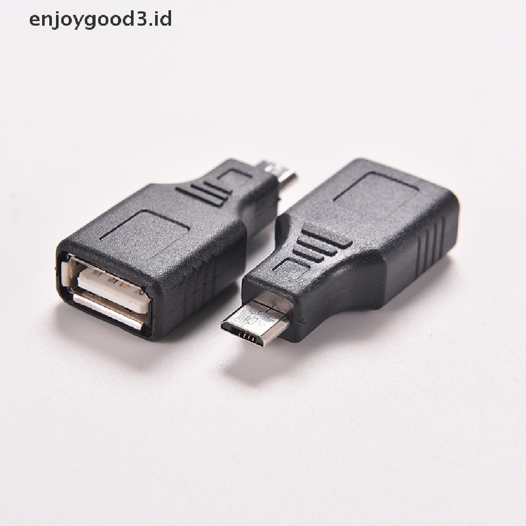 (Rready Stock) Adaptor Hub Kabel Jaringan USB 2.0 A Female Ke Micro USB B 5 Pin Male (ID)