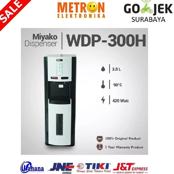 Miyako Wdp 300 H Dispenser / Galon Bawah / Wdp300H