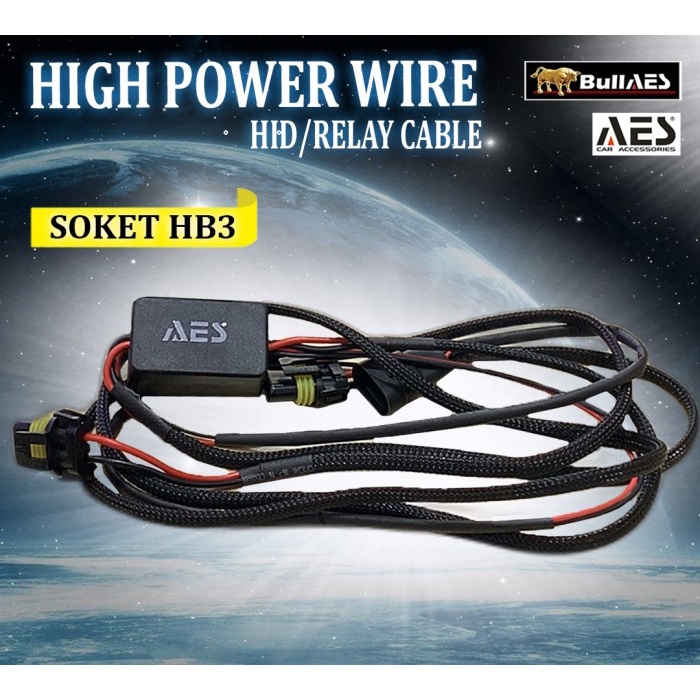 Kabel Relay Set High Power Premium Quality Ori AES