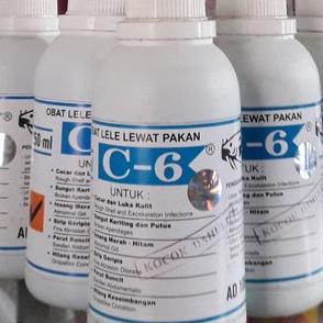 Grosir C6 OBAT IKAN LELE LEWAT PAKAN 250ml c-6 AMPUH 95 ❃