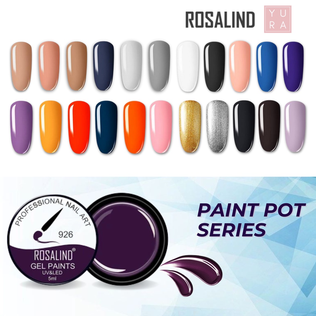 Rosalind Kutek Gel Polish UV LED Paint Pot Series