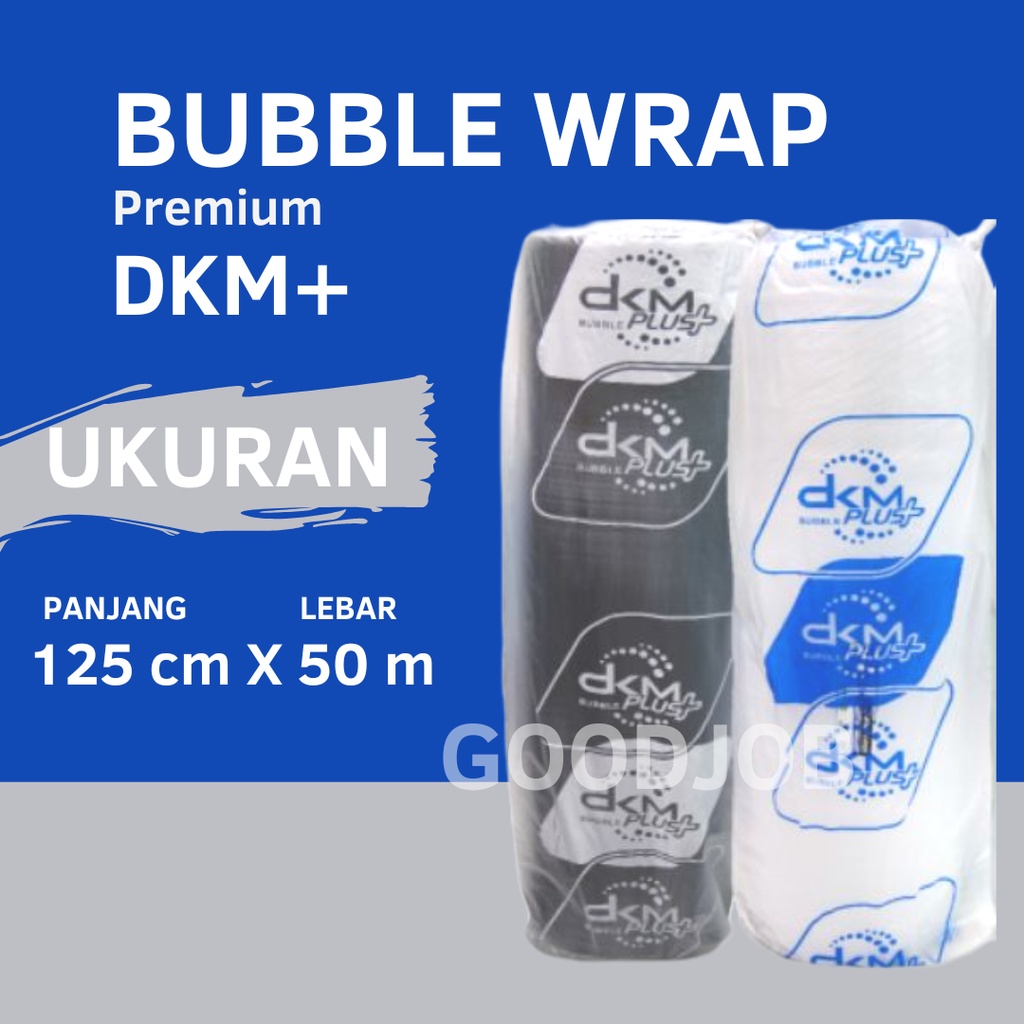 

PLASTIK BUBBLEWRAP DKM Plus Premium Quality 125cm X 50 m