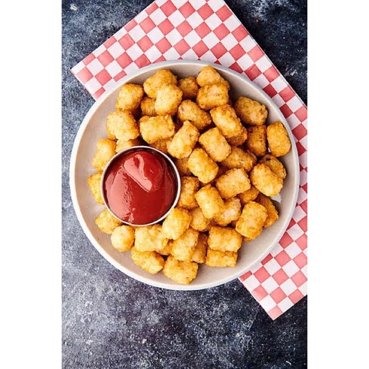 

tater tots kentang pom keju 1kg