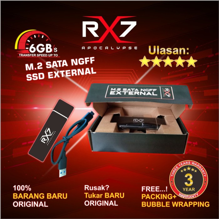 SSD M2 SATA EXTERNAL 128GB RX7