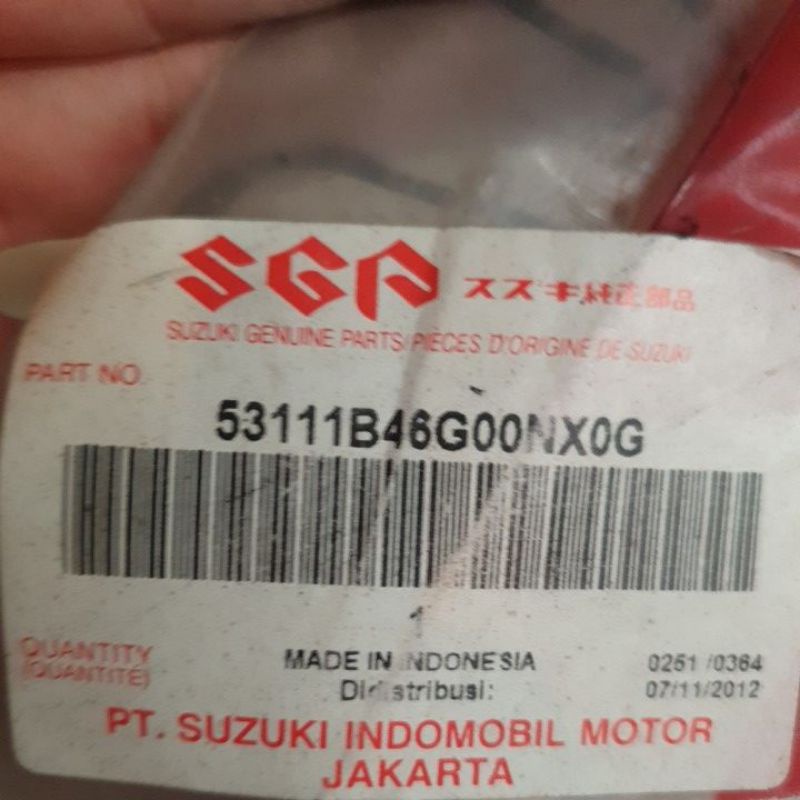 Selebor Depan Spin New or Lama SUZUKI Putih ORI Baru