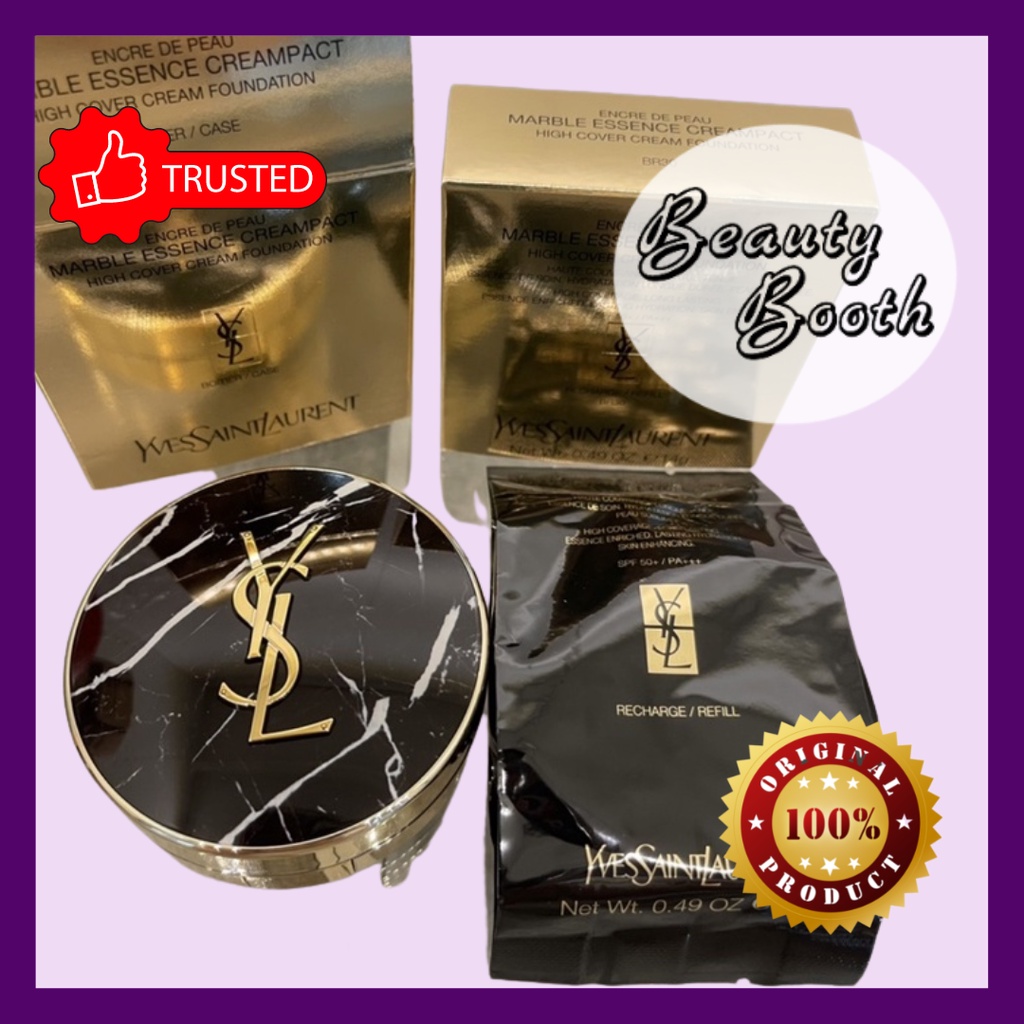 YSL Encre De peau Marble Essence Creampact High Cover Cream Foundation