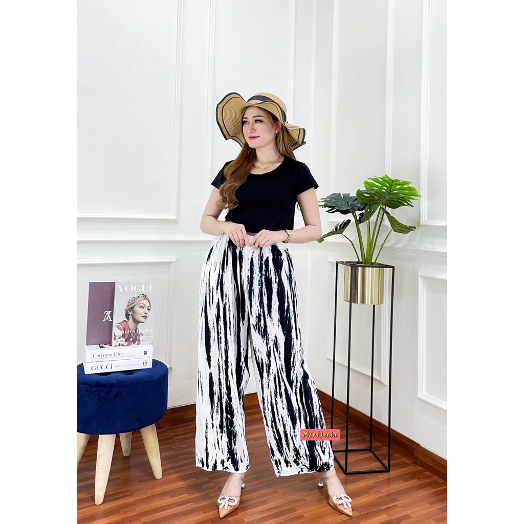 CELANA TIE DYE WANITA PANJANG BAHAN RAYON ADEM DAN NYAMAN