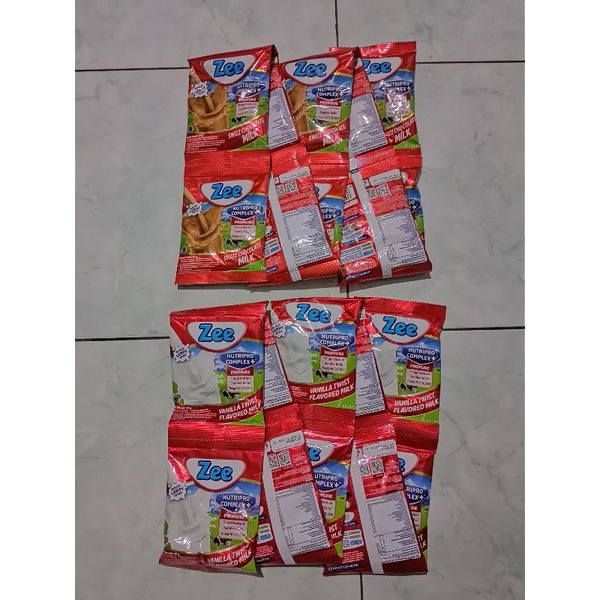 

Zee Susu Bubuk Coklat dan Vanila sachet renceng (10pcs x 40gr)