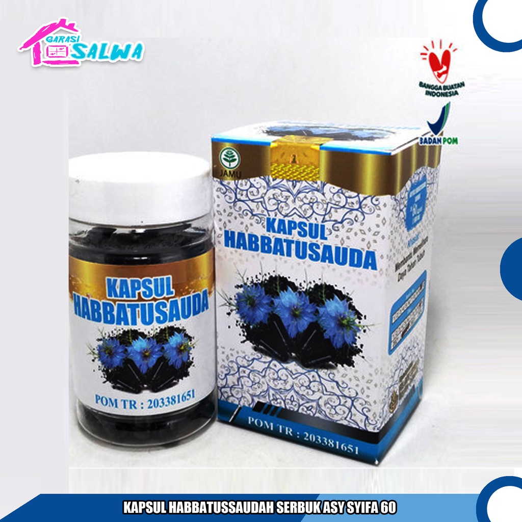 Habbatusauda Serbuk Asy Syifa Original 60 Kapsul