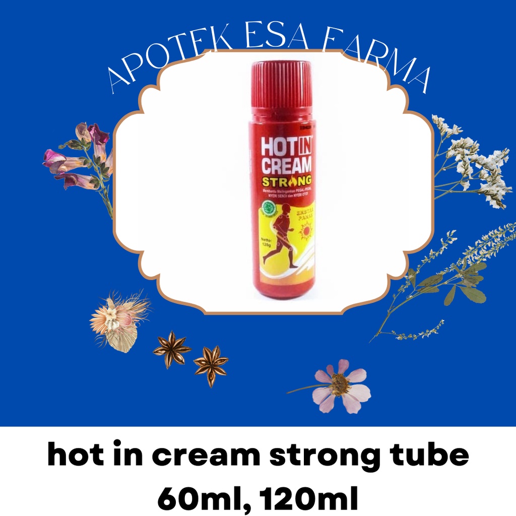 hot in cream strong tube 60ml, 120ml
