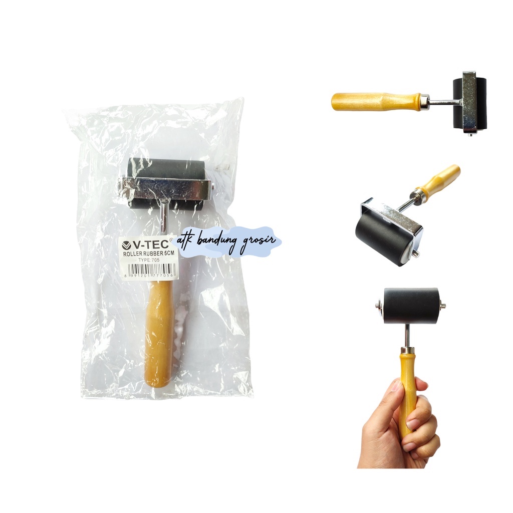 

V-Tec Roller Rubber 705 Besi 5 cm / Vtec Roll Lukis Bahan Besi / Roll Untuk Melukis V-Tec – Besi 5 cm