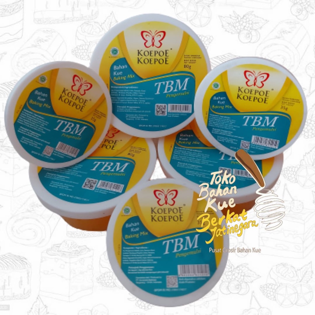 

TBM KOEPOE KOEPOE 35 GR & 80 GR / PENGEMBANG KUE / LSN ( 12 PCS )