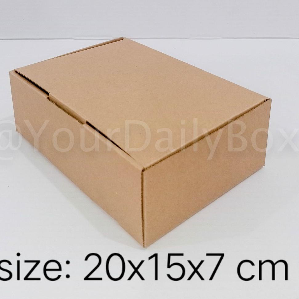 

[KODE PRODUK YAR3867] [isi 10 pcs] Kardus packing , box Die Cut uk 20x15x7 cm PROMO