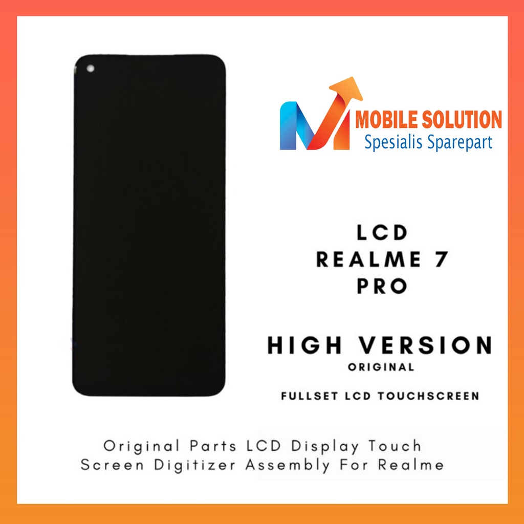 Grosir LCD Touchscreen Realme 7 Pro Fullset Original Garansi 1 Bulan + Packing / Bubble