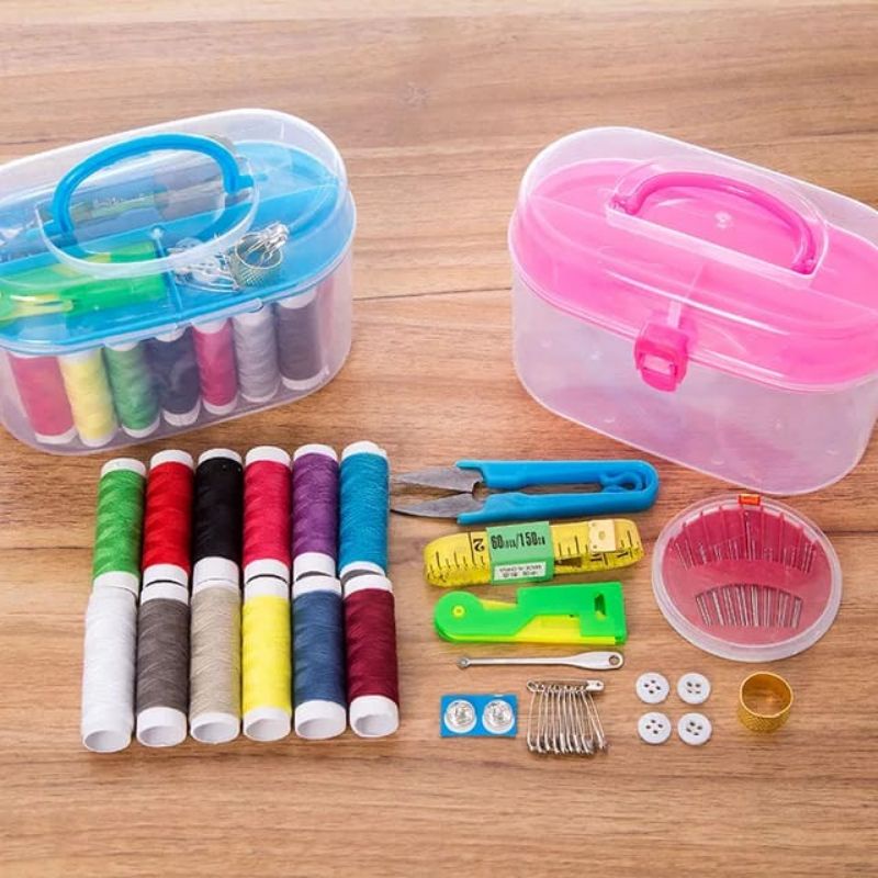 Paket alat jahit set sewing box kit